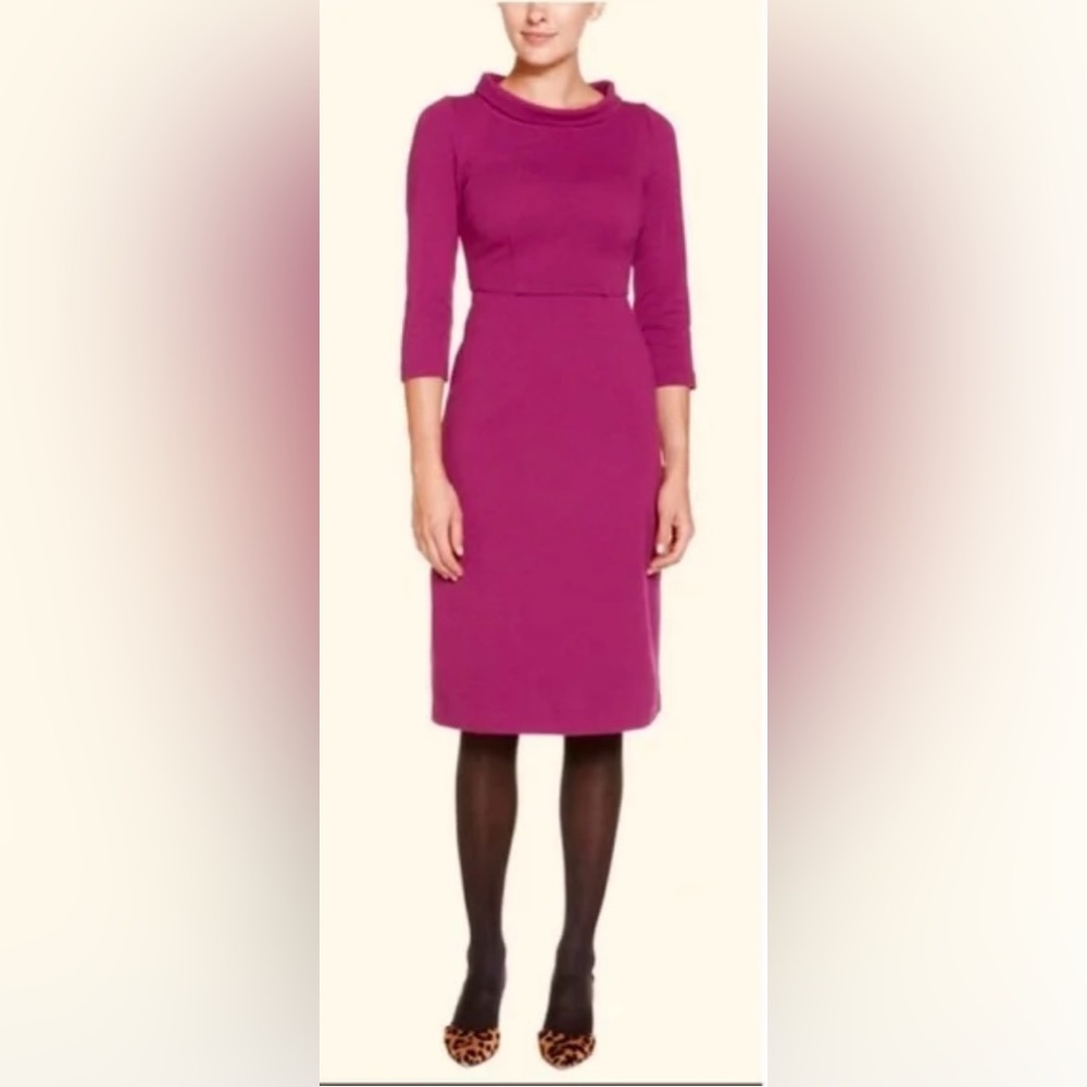 Boden Magenta Retro Style Dress Size US 18L